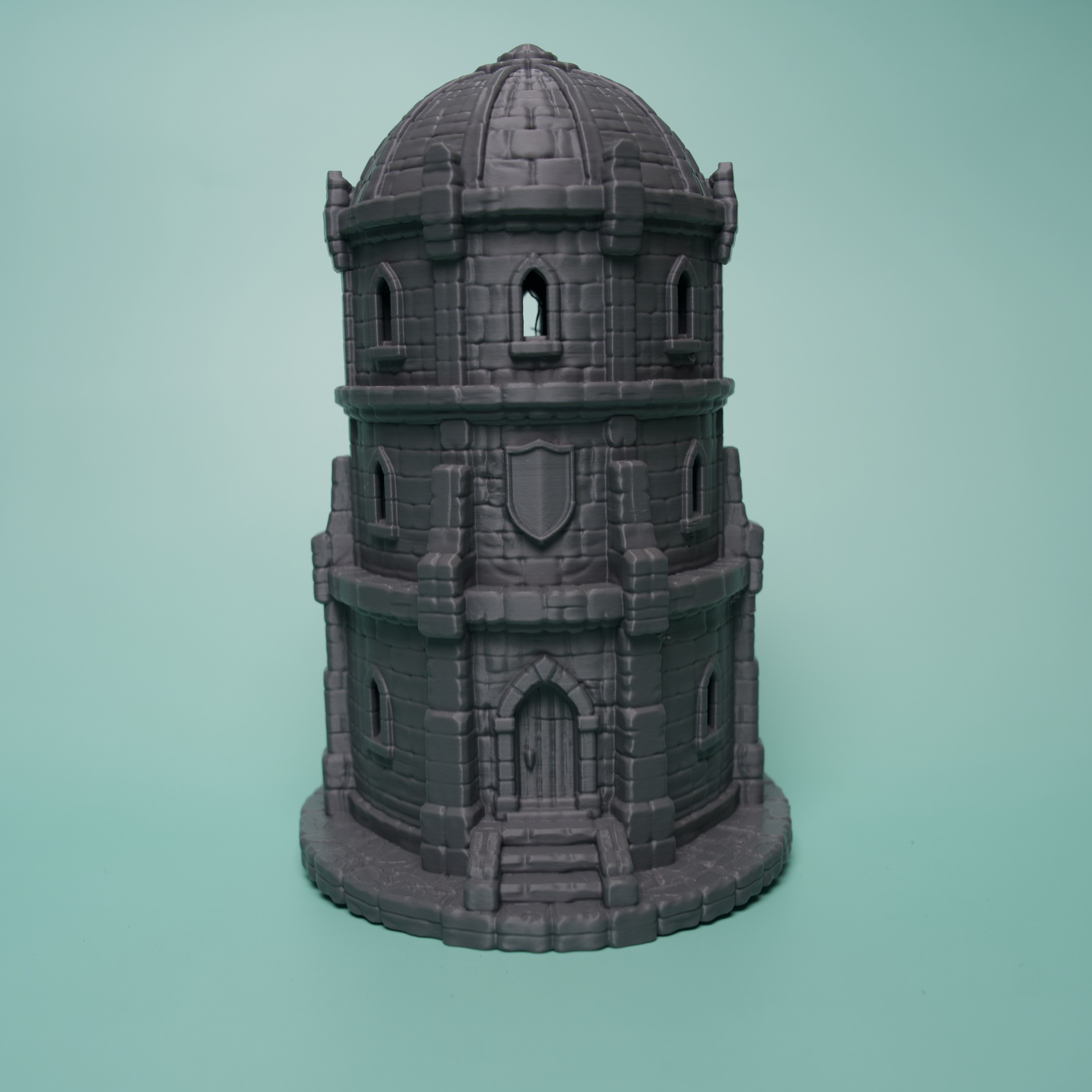 Actual unpainted Domed Fantasy Tower terrain
