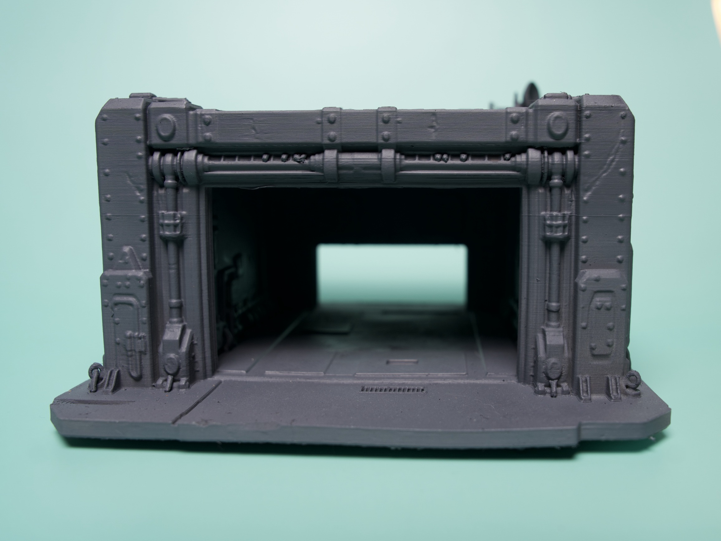 Actual unpainted Sci-Fi Garage terrain